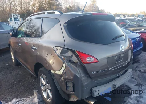 2009 Nissan Murano Sl from USA, damaged, VIN JN8AZ18W39W211300